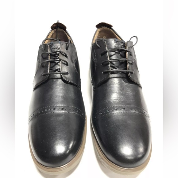 Nunn Bush Men’s New Haven Oxford Black Leather, Size 13 Wide